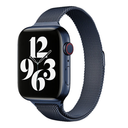Milan Loopback Small Waist Replacement Watchband For Apple Watch Series, 7 41mm / 6 & SE & 5 & 4 40mm / 3 & 2 & 1 38mm, 7 45mm / 6 & SE & 5 & 4 44mm / 3 & 2 & 1 42mm - DealBuddy