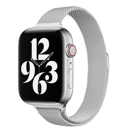 Milan Loopback Small Waist Replacement Watchband For Apple Watch Series, 7 41mm / 6 & SE & 5 & 4 40mm / 3 & 2 & 1 38mm, 7 45mm / 6 & SE & 5 & 4 44mm / 3 & 2 & 1 42mm - DealBuddy