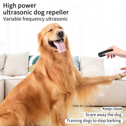 Tsattine N10 Ultrasonic Dog Repeller with LED Electricity Display & Flashlight, N10 - DealBuddy