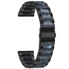 Three-beads Steel + Resin Replacement Strap Watchband, For Samsung Smart Watch 20mm, For Samsung Smart Watch 22mm - DealBuddy