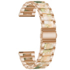 Three-beads Steel + Resin Replacement Strap Watchband, For Samsung Smart Watch 20mm, For Samsung Smart Watch 22mm - DealBuddy
