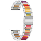 Three-beads Steel + Resin Replacement Strap Watchband, For Samsung Smart Watch 20mm, For Samsung Smart Watch 22mm - DealBuddy