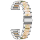 Three-beads Steel + Resin Replacement Strap Watchband, For Samsung Smart Watch 20mm, For Samsung Smart Watch 22mm - DealBuddy