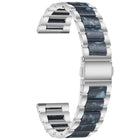 Three-beads Steel + Resin Replacement Strap Watchband, For Samsung Smart Watch 20mm, For Samsung Smart Watch 22mm - DealBuddy
