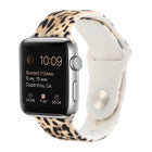 Silicone Painted Pattern Replacement Watchband For Apple Watch Series, 7 41mm / 6 & SE & 5 & 4 40mm / 3 & 2 & 1 38mm, 7 45mm / 6 & SE & 5 & 4 44mm / 3 & 2 & 1 42mm - DealBuddy