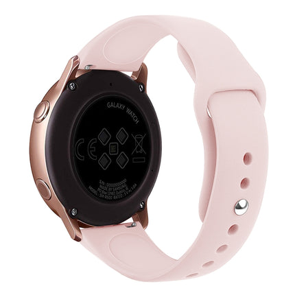 For Galaxy Watch Active 2 Smart Watch Solid Color Silicone Wrist Strap Watchband, L, S - DealBuddy