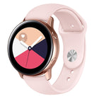 For Galaxy Watch Active 2 Smart Watch Solid Color Silicone Wrist Strap Watchband, L, S - DealBuddy
