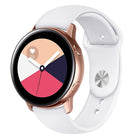 For Galaxy Watch Active 2 Smart Watch Solid Color Silicone Wrist Strap Watchband, L, S - DealBuddy