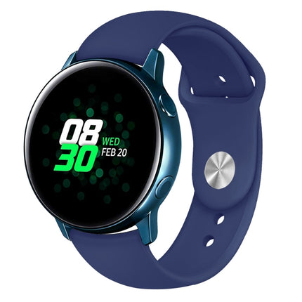 For Galaxy Watch Active 2 Smart Watch Solid Color Silicone Wrist Strap Watchband, L, S - DealBuddy