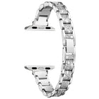 14mm Three-beads Diamond Aluminum Alloy Replacement Strap Watchband For Apple Watch Series, 7 41mm / 6 & SE & 5 & 4 40mm / 3 & 2 & 1 38mm, 7 45mm / 6 & SE & 5 & 4 44mm / 3 & 2 & 1 42mm - DealBuddy