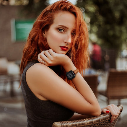 Business Style Leather Replacement Strap Watchband For Apple Watch Series - DealBuddy