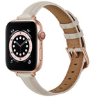 Business Style Leather Replacement Strap Watchband For Apple Watch Series - DealBuddy