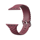 Solid color Twist Silicone Replacement Strap Watchband For Apple Watch Series, 7 41mm / 6 & SE & 5 & 4 40mm / 3 & 2 & 1 38mm, 7 45mm / 6 & SE & 5 & 4 44mm / 3 & 2 & 1 42mm - DealBuddy