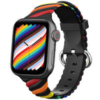 7 41mm / 6 & SE & 5 & 4 40mm / 3 & 2 & 1 38mm / Rainbow Black