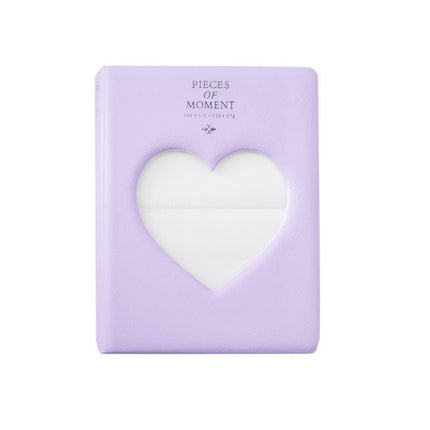 Hollow Heart 64 Pockets Photo Book Album Name Card Holder for Fujifilm Instax Mini 8 /7s /70 /25 /50s /90