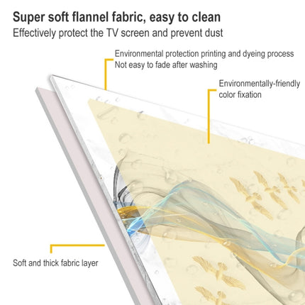 Household Cloth Dust-proof Cover for Television