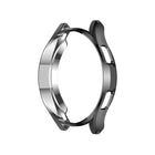 Electroplating Hollow Half-pack TPU Protective Case, For Samsung Galaxy Watch4 Classic 42mm, For Samsung Galaxy Watch4 Classic 46mm - DealBuddy