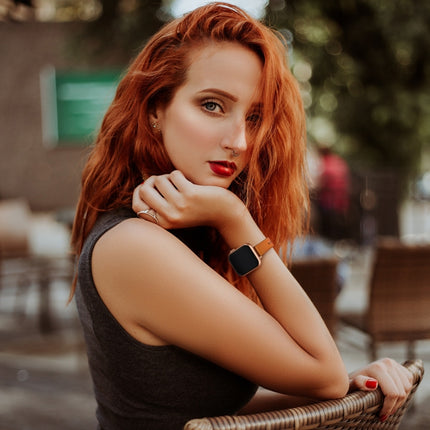 14mm Couple Style Leather Replacement Strap Watchband For Apple Watch Series - DealBuddy