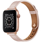 14mm Couple Style Leather Replacement Strap Watchband For Apple Watch Series - DealBuddy