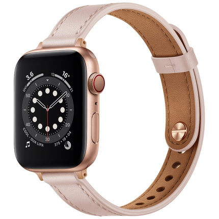 14mm Couple Style Leather Replacement Strap Watchband For Apple Watch Series - DealBuddy