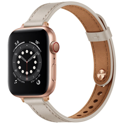 14mm Couple Style Leather Replacement Strap Watchband For Apple Watch Series - DealBuddy