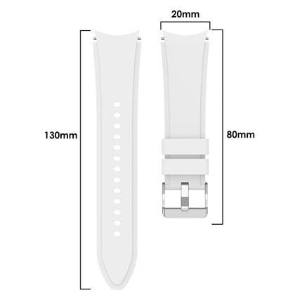 Silicone Replacement Strap Watchband, For Samsung Galaxy Watch4 40mm, For Samsung Galaxy Watch4 44mm, For Samsung Galaxy Watch4 Classic 42mm, For Samsung Galaxy Watch4 Classic 46mm - DealBuddy