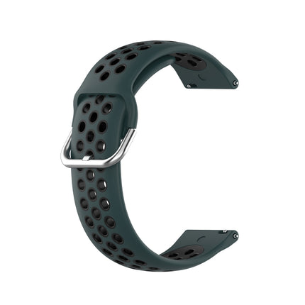 Two-color Silicone Replacement Strap Watchband, For Samsung Galaxy Watch4 40mm, For Samsung Galaxy Watch4 44mm, For Samsung Galaxy Watch4 Classic 42mm - DealBuddy