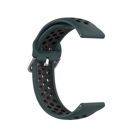 Two-color Silicone Replacement Strap Watchband, For Samsung Galaxy Watch4 40mm, For Samsung Galaxy Watch4 44mm, For Samsung Galaxy Watch4 Classic 42mm - DealBuddy