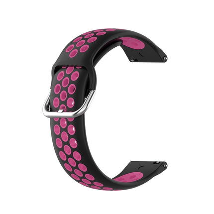 Two-color Silicone Replacement Strap Watchband, For Samsung Galaxy Watch4 40mm, For Samsung Galaxy Watch4 44mm, For Samsung Galaxy Watch4 Classic 42mm - DealBuddy