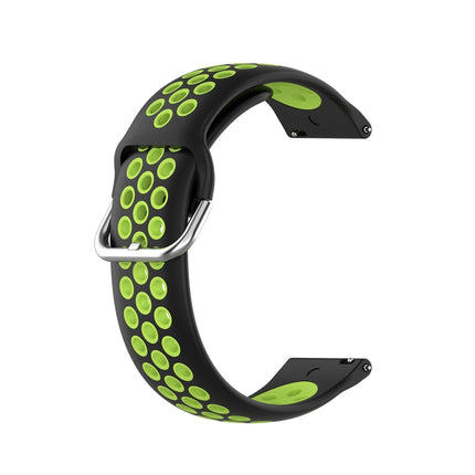 Two-color Silicone Replacement Strap Watchband, For Samsung Galaxy Watch4 40mm, For Samsung Galaxy Watch4 44mm, For Samsung Galaxy Watch4 Classic 42mm - DealBuddy