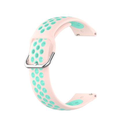 Two-color Silicone Replacement Strap Watchband, For Samsung Galaxy Watch4 Classic 46mm - DealBuddy