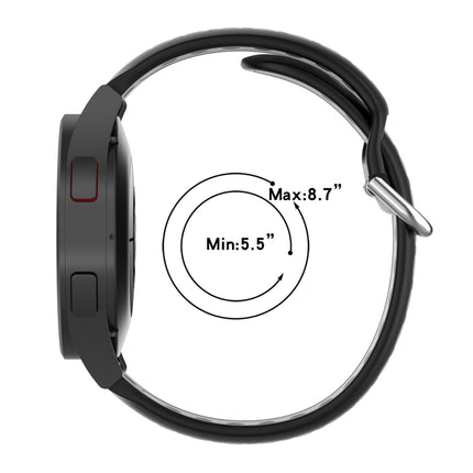 Two-color Silicone Replacement Strap Watchband, For Samsung Galaxy Watch4 Classic 46mm - DealBuddy