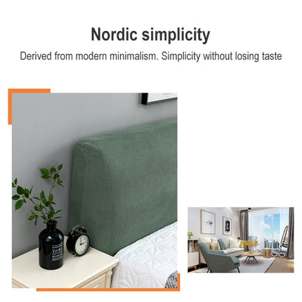 Polar Fleece Elastic Full Covered Headboard Dust Cover