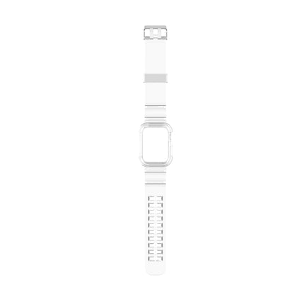 Silicone Integrated Replacement Strap Watchband For Apple Watch Series, 7 41mm / 6 & SE & 5 & 4 40mm / 3 & 2 & 1 38mm, 7 45mm / 6 & SE & 5 & 4 44mm / 3 & 2 & 1 42mm - DealBuddy