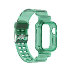 Silicone Integrated Replacement Strap Watchband For Apple Watch Series, 7 41mm / 6 & SE & 5 & 4 40mm / 3 & 2 & 1 38mm, 7 45mm / 6 & SE & 5 & 4 44mm / 3 & 2 & 1 42mm - DealBuddy
