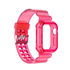 Silicone Integrated Replacement Strap Watchband For Apple Watch Series, 7 41mm / 6 & SE & 5 & 4 40mm / 3 & 2 & 1 38mm, 7 45mm / 6 & SE & 5 & 4 44mm / 3 & 2 & 1 42mm - DealBuddy