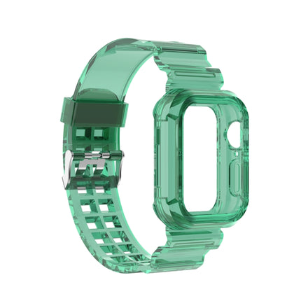 Silicone Integrated Replacement Strap Watchband For Apple Watch Series, 7 41mm / 6 & SE & 5 & 4 40mm / 3 & 2 & 1 38mm, 7 45mm / 6 & SE & 5 & 4 44mm / 3 & 2 & 1 42mm - DealBuddy