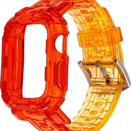 Gradient TPU Integrated Case Strap For Apple Watch Series 9 / 8 / 7 45mm / 6 / 5 / 4 / Watch SE 44mm / Watch 42mm