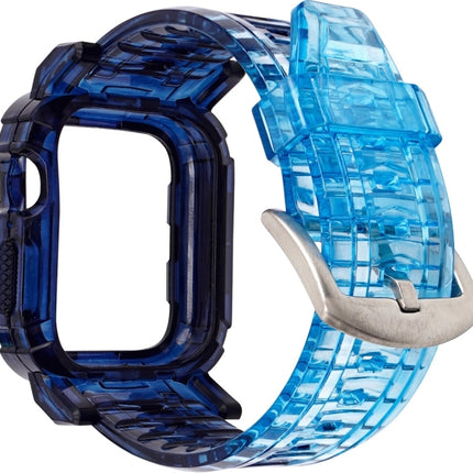 Gradient TPU Integrated Case Strap For Apple Watch Series 9 / 8 / 7 45mm / 6 / 5 / 4 / Watch SE 44mm / Watch 42mm, For Apple Watch Series 9 / 8 / 7 45mm / 6 / 5 / 4 / Watch SE 44mm / Watch 42mm - DealBuddy