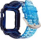 Gradient TPU Integrated Case Strap For Apple Watch Series 9 / 8 / 7 45mm / 6 / 5 / 4 / Watch SE 44mm / Watch 42mm, For Apple Watch Series 9 / 8 / 7 45mm / 6 / 5 / 4 / Watch SE 44mm / Watch 42mm - DealBuddy