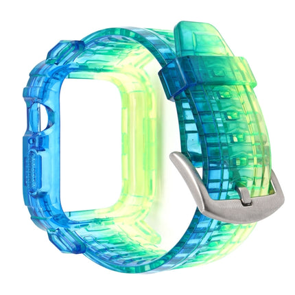 Gradient TPU Integrated Case Strap For Apple Watch Series 9 / 8 / 7 45mm / 6 / 5 / 4 / Watch SE 44mm / Watch 42mm, For Apple Watch Series 9 / 8 / 7 45mm / 6 / 5 / 4 / Watch SE 44mm / Watch 42mm - DealBuddy