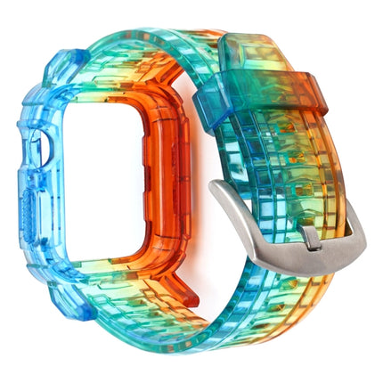 Gradient TPU Integrated Case Strap For Apple Watch Series 9 / 8 / 7 45mm / 6 / 5 / 4 / Watch SE 44mm / Watch 42mm, For Apple Watch Series 9 / 8 / 7 45mm / 6 / 5 / 4 / Watch SE 44mm / Watch 42mm - DealBuddy