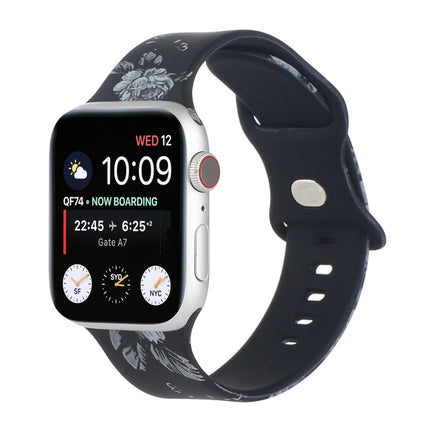 8-buckle Printed Replacement Strap Watchband For Apple Watch Series - DealBuddy