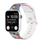 8-buckle Printed Replacement Strap Watchband For Apple Watch Series, 7 45mm / 6 & SE & 5 & 4 44mm / 3 & 2 & 1 42mm, 7 41mm / 6 & SE & 5 & 4 40mm / 3 & 2 & 1 38mm - DealBuddy