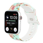 8-buckle Printed Replacement Strap Watchband For Apple Watch Series, 7 45mm / 6 & SE & 5 & 4 44mm / 3 & 2 & 1 42mm, 7 41mm / 6 & SE & 5 & 4 40mm / 3 & 2 & 1 38mm - DealBuddy