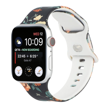 8-buckle Printed Replacement Strap Watchband For Apple Watch Series, 7 45mm / 6 & SE & 5 & 4 44mm / 3 & 2 & 1 42mm, 7 41mm / 6 & SE & 5 & 4 40mm / 3 & 2 & 1 38mm - DealBuddy