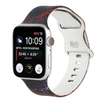 8-buckle Printed Replacement Strap Watchband For Apple Watch Series, 7 45mm / 6 & SE & 5 & 4 44mm / 3 & 2 & 1 42mm, 7 41mm / 6 & SE & 5 & 4 40mm / 3 & 2 & 1 38mm - DealBuddy