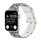 8-buckle Printed Replacement Strap Watchband For Apple Watch Series, 7 45mm / 6 & SE & 5 & 4 44mm / 3 & 2 & 1 42mm, 7 41mm / 6 & SE & 5 & 4 40mm / 3 & 2 & 1 38mm - DealBuddy