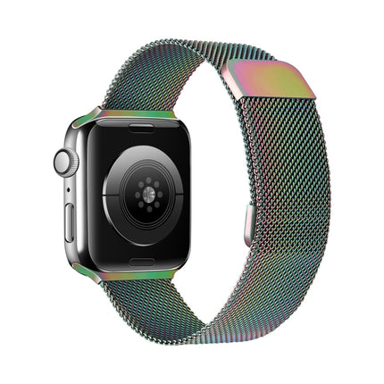 Double Section Milanese Magnetic Elasticity Replacement Strap Watchband For Apple Watch Series, 7 45mm / 6 & SE & 5 & 4 44mm / 3 & 2 & 1 42mm, 7 41mm / 6 & SE & 5 & 4 40mm / 3 & 2 & 1 38mm - DealBuddy