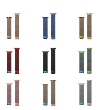 Double Section Milanese Magnetic Elasticity Replacement Strap Watchband For Apple Watch Series - DealBuddy